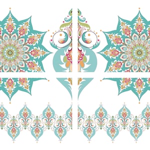 KALEIDOSCOPE | Retired | Large Transfer | Dixie Belle Paint | kaleidoscope and trim