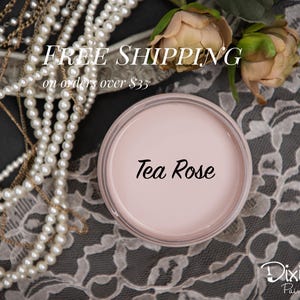 TEA ROSE | Dixie Belle Chalk Mineral Paint | dusty pink | Furniture Paint