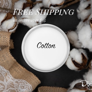 COTTON | Dixie Belle Chalk Mineral Paint | pure white | Furniture Paint