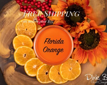 FLORIDA ORANGE | Dixie Belle Chalk Mineral Paint | vibrant orange | Furniture Paint