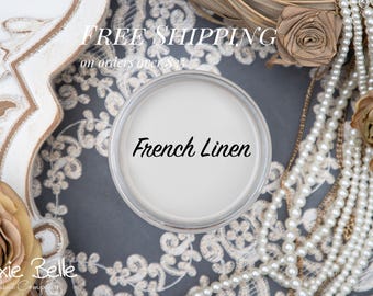 FRENCH LINEN | Dixie Belle Chalk Mineral Paint | light taupe | Furniture Paint