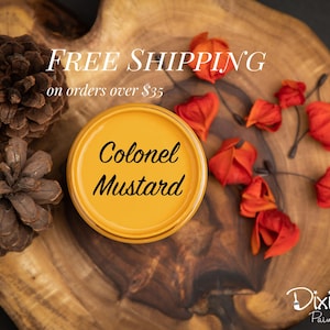 COLONEL MUSTARD | Dixie Belle Chalk Mineral Paint | goldenrod yellow | Furniture Paint