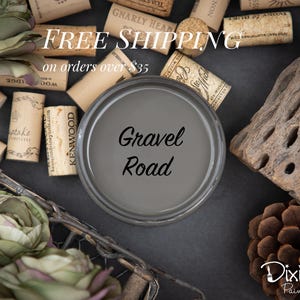 GRAVEL ROAD | Dixie Belle Chalk Mineral Paint | warm brown/gray | Furniture Paint