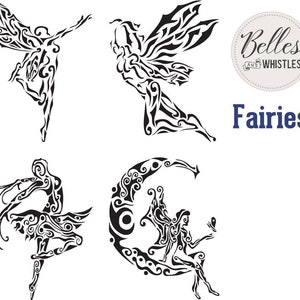 Fairies Stencil For Furniture | Crafts | Art | Dixie Belle Paint | Belles & Whistles