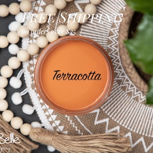 TERRACOTTA | Dixie Belle Chalk Mineral Paint | earthy orange | Furniture Paint