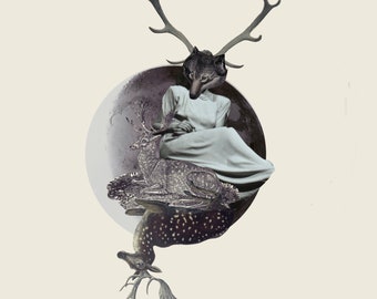 Artemis Inspired Collage Print - DIGITAL ONLY