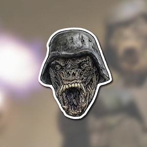 American Werewolf In London Demon Sticker