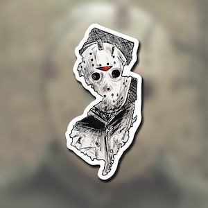 Friday The 13th NJ Sticker