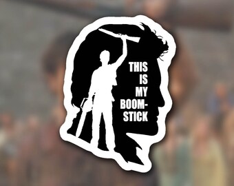 Army of Darkness Ash Silhouette Sticker