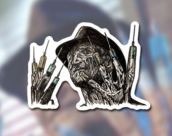 Nightmare on Elm Street Freddy Krueger Sticker