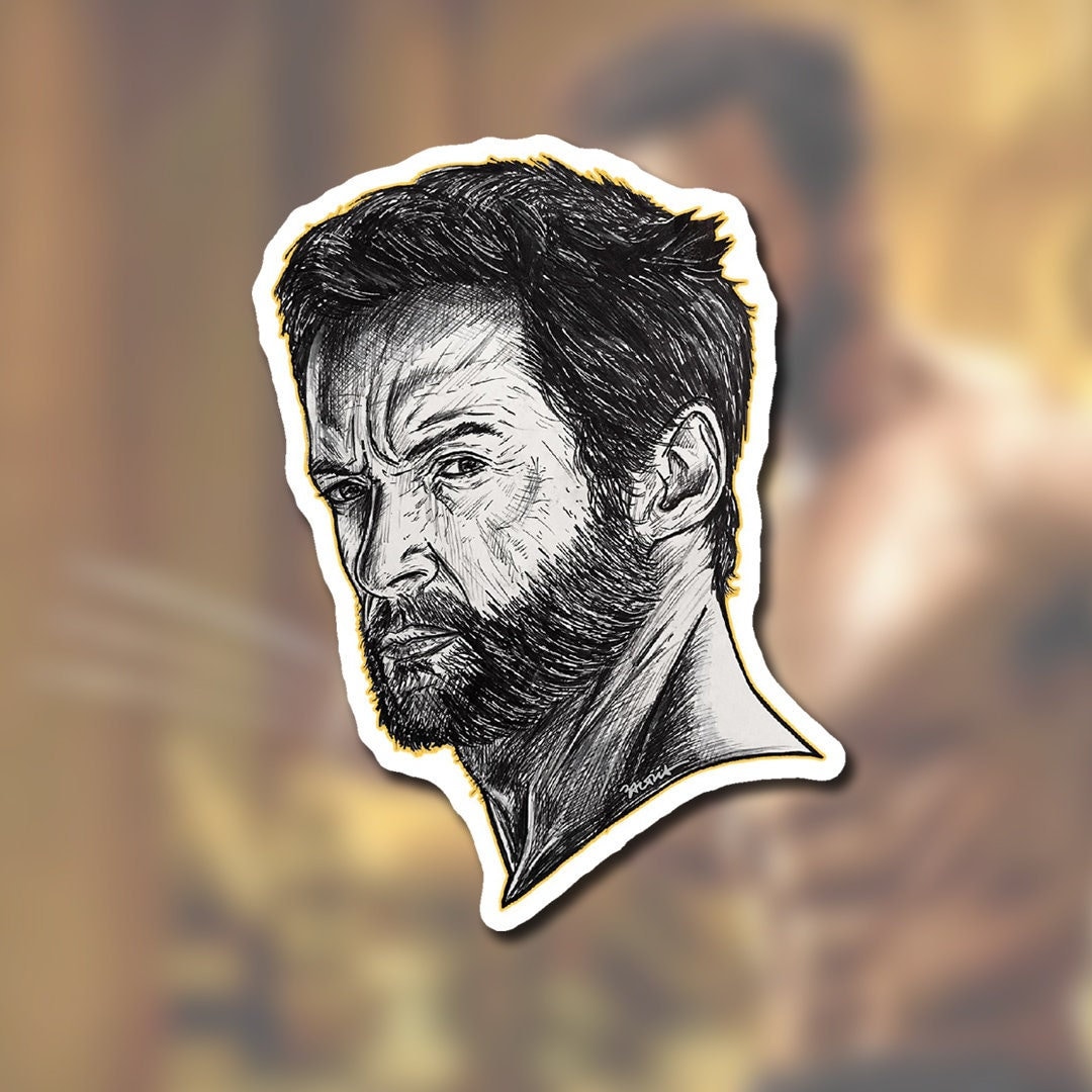 Wolverine Hugh Jackman Sticker - Etsy