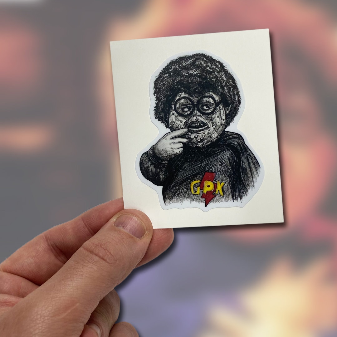 Garbage Pail Kids Nat Sticker - Etsy