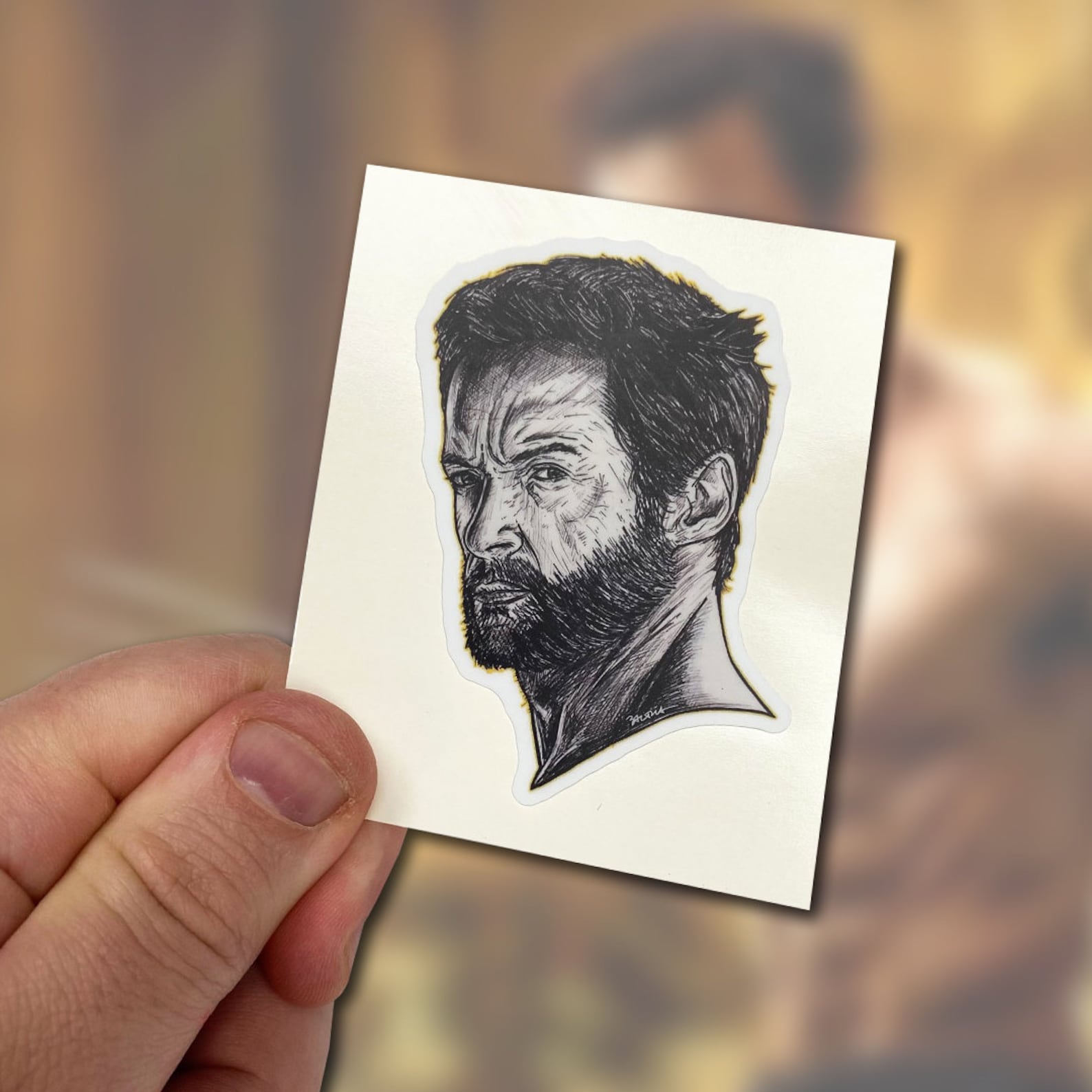 Wolverine Hugh Jackman Sticker - Etsy