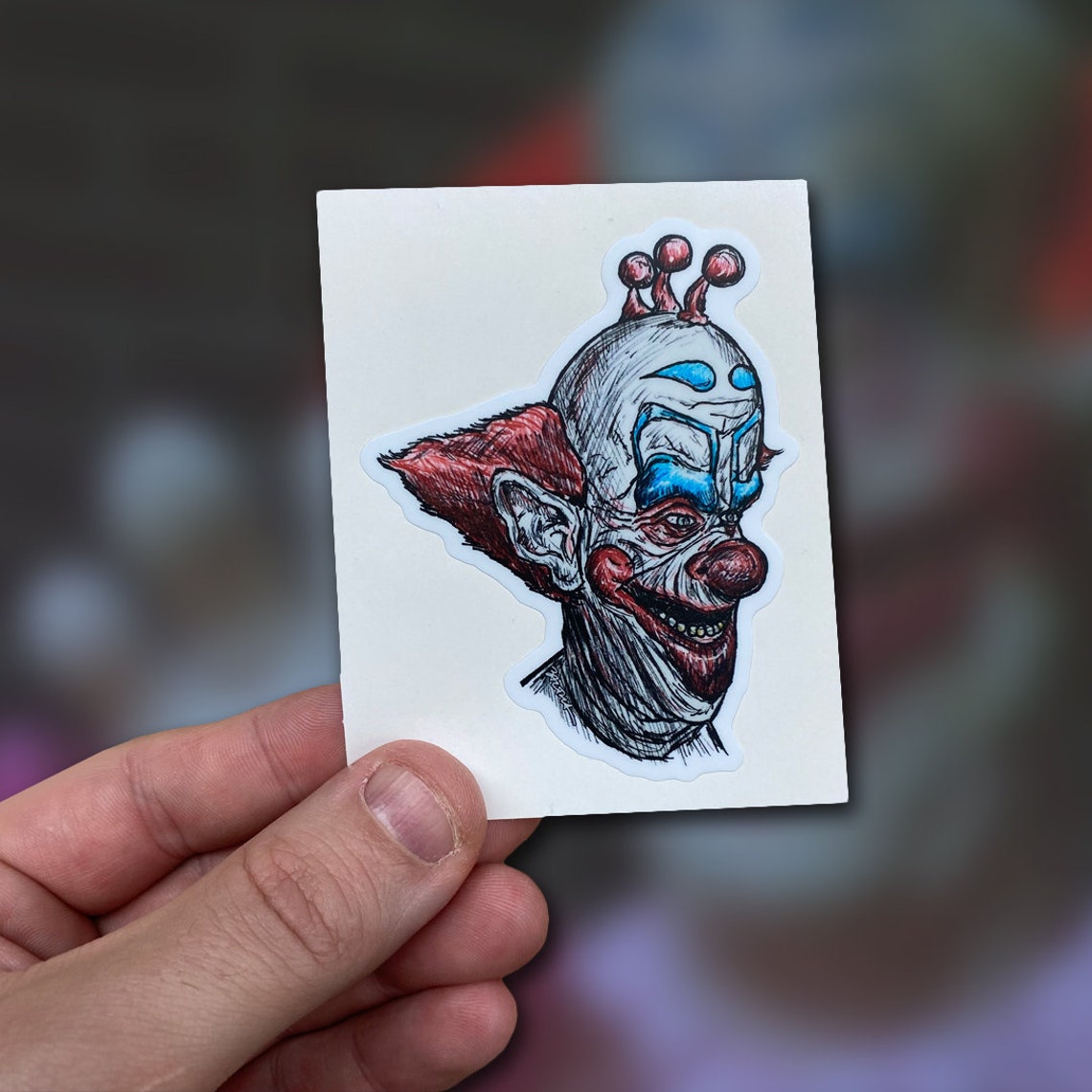 Killer Klown Sticker Etsy