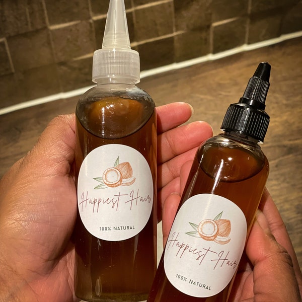 100% Natural Hair Growth Oil | Homemade | Curly Hair | Hair Loss | Hot Oil Treatment | Dry Itchy Scalp | Healthy Hair | Premature Greying