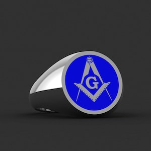 Masonic RingS, Enamel Ring , Gold Mason Rings, Free Mason Ring, Men Masonic Rings, Masonic Jewelry , Christmas Gift , Masonic Ring For Men