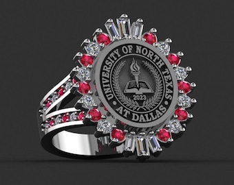 College Ring, University Ring, Graduation Gift, Graduation Ring, Woman Ring, Class Ring, College Class Ring, School Ring, High School Ring