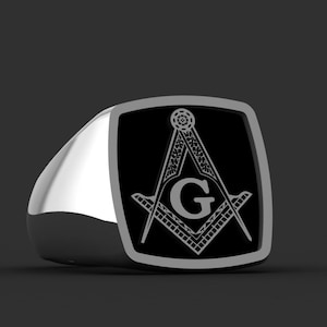 Masonic RingS, Gold Mason Rings, Free Mason Ring, Men Masonic Rings, Masonic Jewelry , Christmas Gift , Masonic Ring For Men