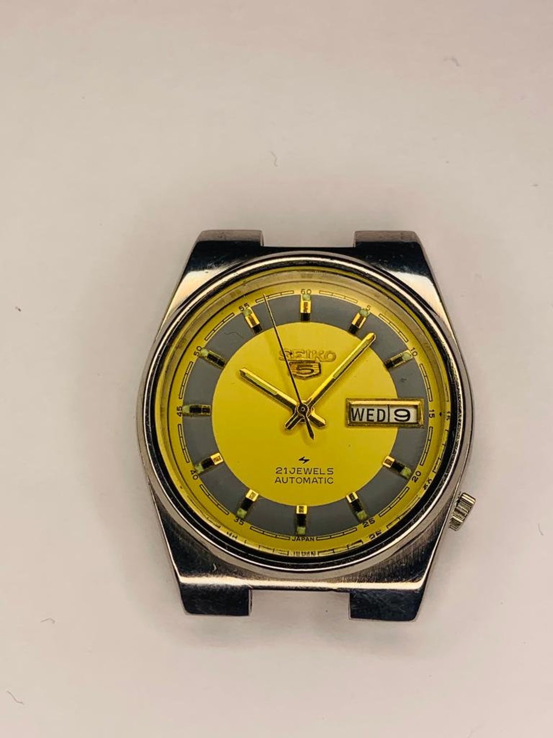 Vintage Seiko 5 21 Jewels 6309-8350 Automatic Watch Need - Etsy