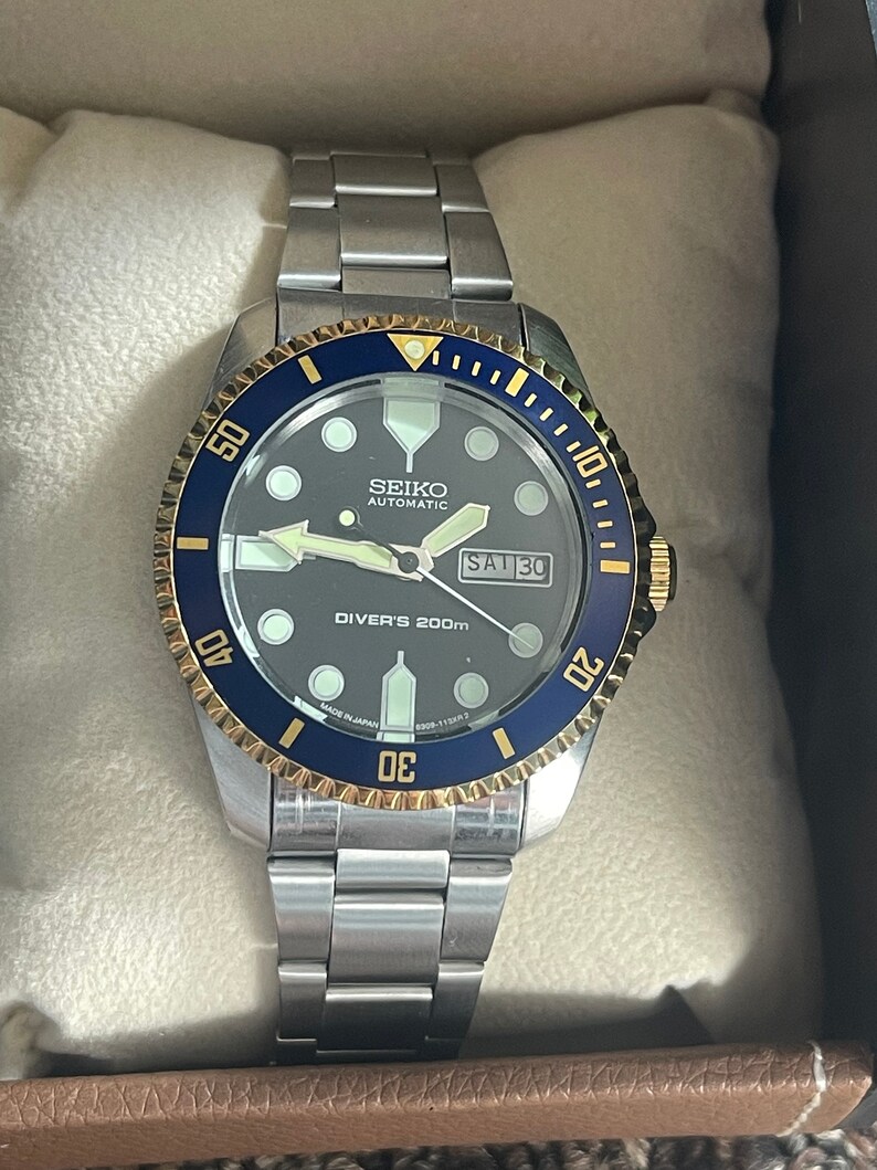 Buy Seiko 6309-7290 Divers Watch Automatic Online in India - Etsy