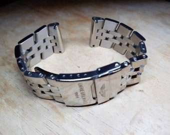 Bracciale Cinturino di orologio in acciaio per Breitling | Etsy Italia