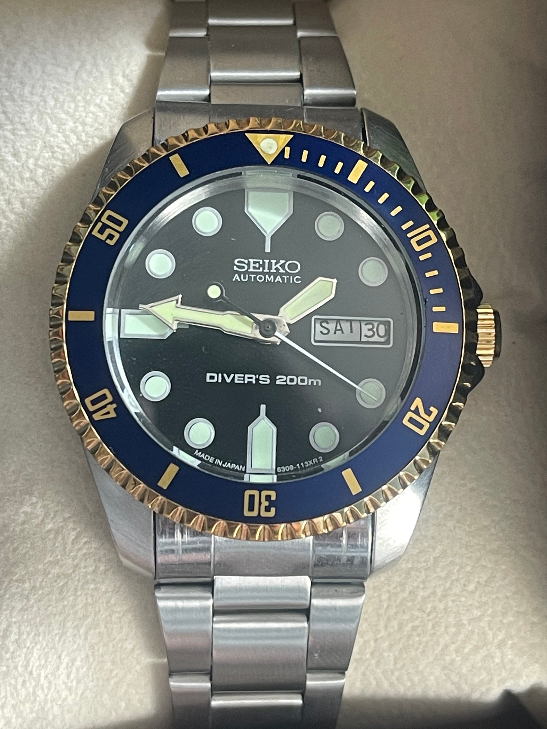 Seiko 6309-7290 Divers Watch Automatic - Etsy Denmark