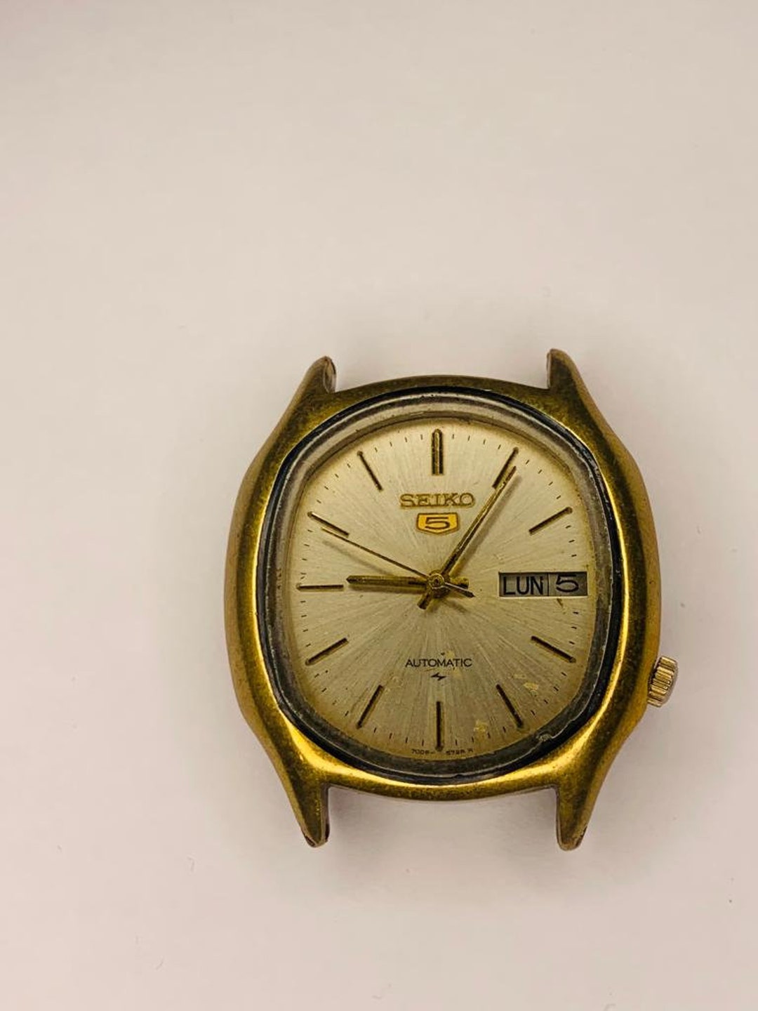 Vintage Seiko 5 21 Jewels 7009-5540 Automatic Watch Need - Etsy Israel