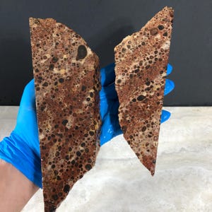 1.90lbs Bauxite Crystal Rough Stone Slab Rock Mineral Gibbsite Boehmite Diaspore Hematite Goethite HTC-96
