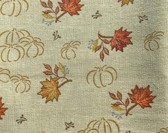 Fall Harvest Pumpkin Reversible Pet Bandana