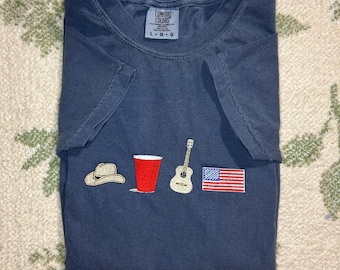 Camiseta roja de vaso Solo