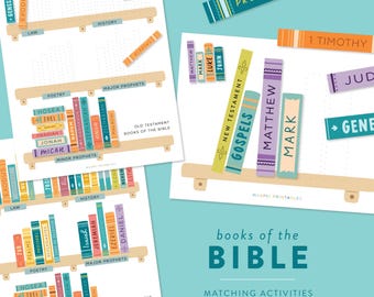 Books of the Bible Printable | Christian Homeschool Resource (PDF)