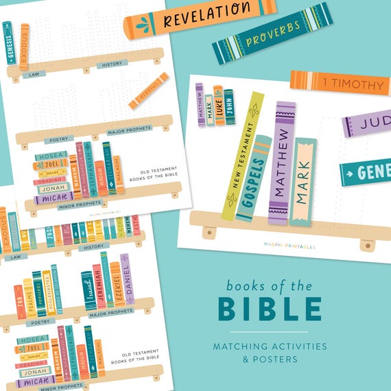 Books of the Bible Printable | Christian Homeschool Resource (PDF)