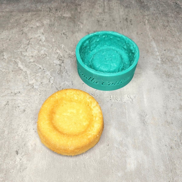 Dessert Cake Shell 1-Cavity Silicone Mold for Wax Melt Making, Candle Embeds, Soap Making