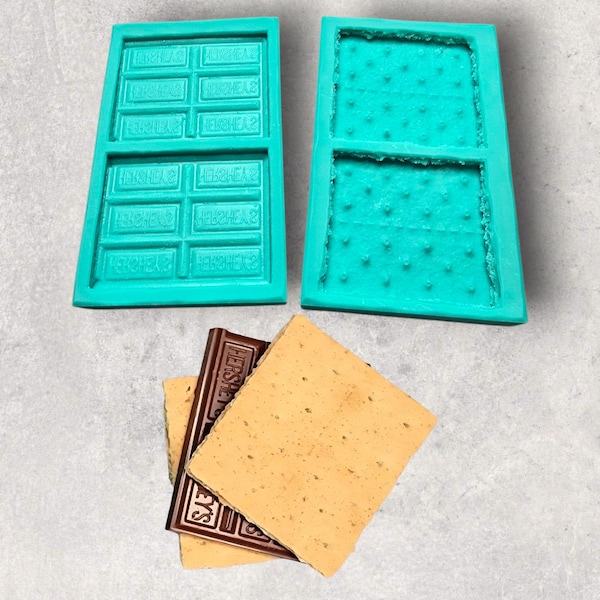 Graham Crackers und Schokoladenriegel für die Wachsschmelzherstellung, Kerzeneinbettung und Seifenherstellung