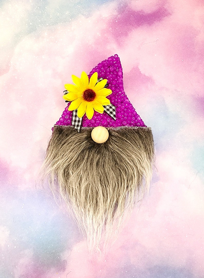 Gnome Car Air-Freshener, Purple image 2