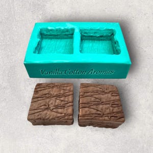 Snack Cakes 2-Cavity Silicone Mold for Wax Melt Making, Candle Embeds, Soap Making