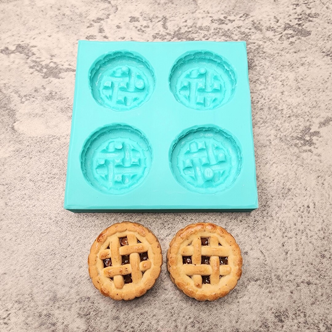 Mini 2 inch Pies 4 cavity Silicone Mold For Wax Melt Making Candle mini-2-inch-pies-4-cavity-silicone-mold-for-wax-melt-making-candle