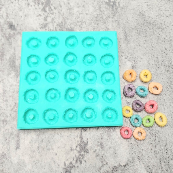 Obst-Ringe Müsli 25-fach Silikonform