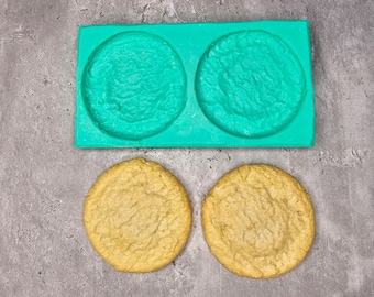 Suikerkoekjes siliconen mal met 2 holtes voor het maken van waxmelts, kaarsinsluitingen, zeep maken