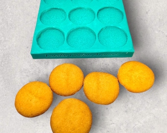 Vanillewafels siliconen mal met 9 holtes voor het maken van waxmelts, het maken van kaarsen, het maken van zeep