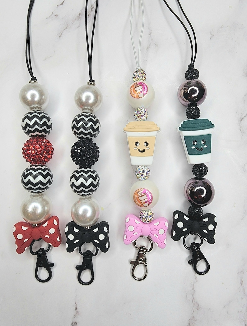 Car Airfreshener Hanger. Reusable Beaded Swivel Clasp Hook Etsy