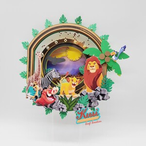 Lion King Cake Topper, Lion King Birthday Decoration, Lion King ...