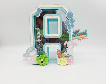 Mermaid 3D Letter: Under the Sea Birthday Party Decoration
