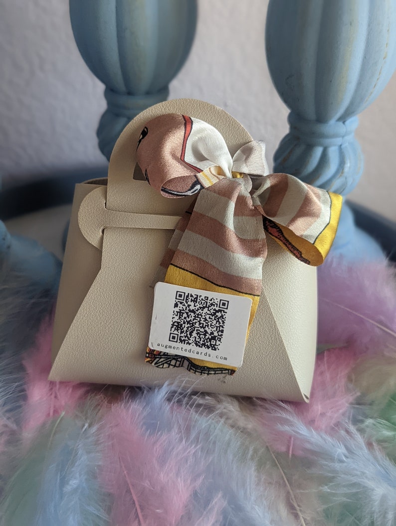 Leather Gift Bags With Personalized Augmented Video Etsy