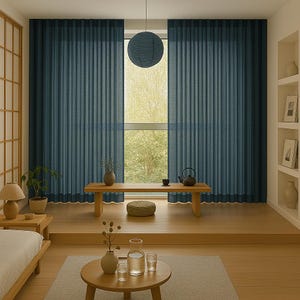 Extra Wide Linen Curtain for Living Room, Custom Linen Drapery Panel for Bedroom, Window Drape, Personalized Window Treatment, Door Curtain