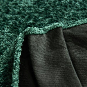 Emerald Green Sofa Couch Cover, Thick High Quality Velvet Fabric Sofa