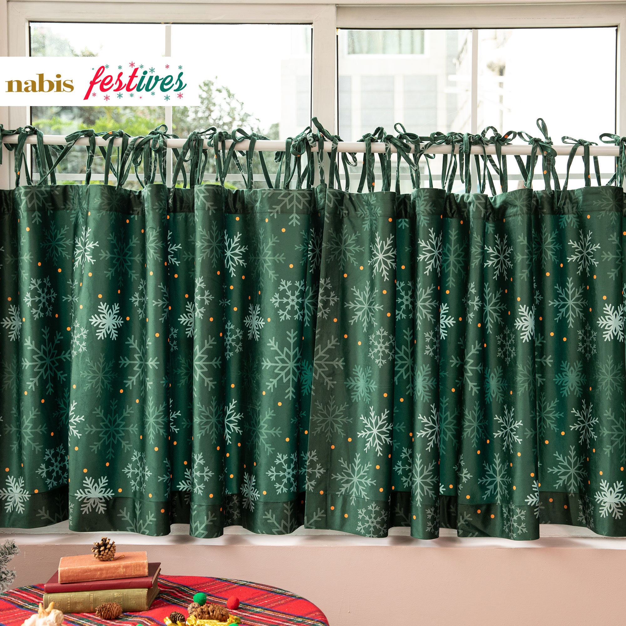 Simhomsen Corredor De Copos De Nieve Bordados, Con Cuentas, Forrados