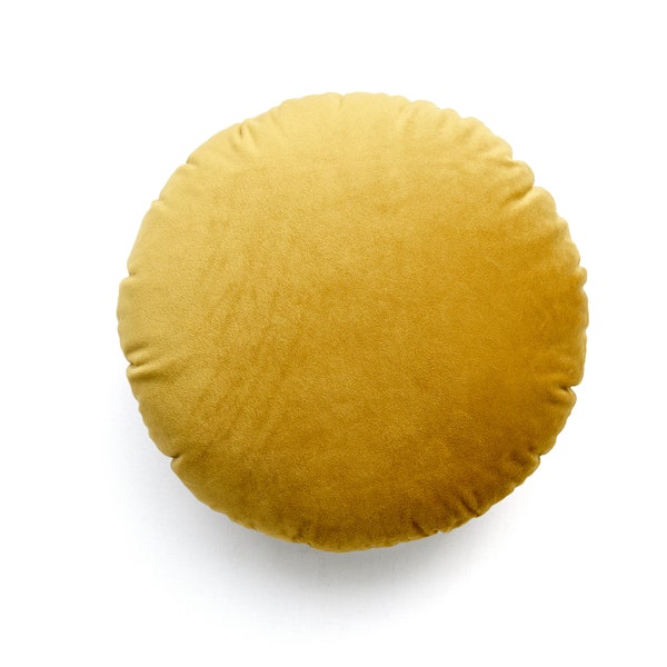 Solid Yellow Pillow Etsy