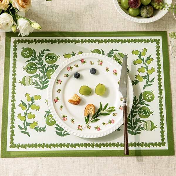 Vinyl Placemats Etsy