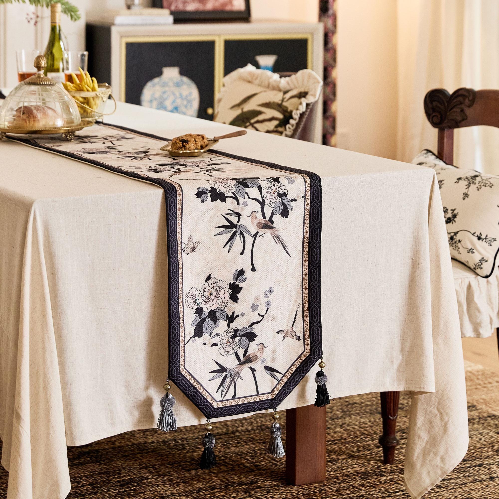 Asian Table Runner - Etsy